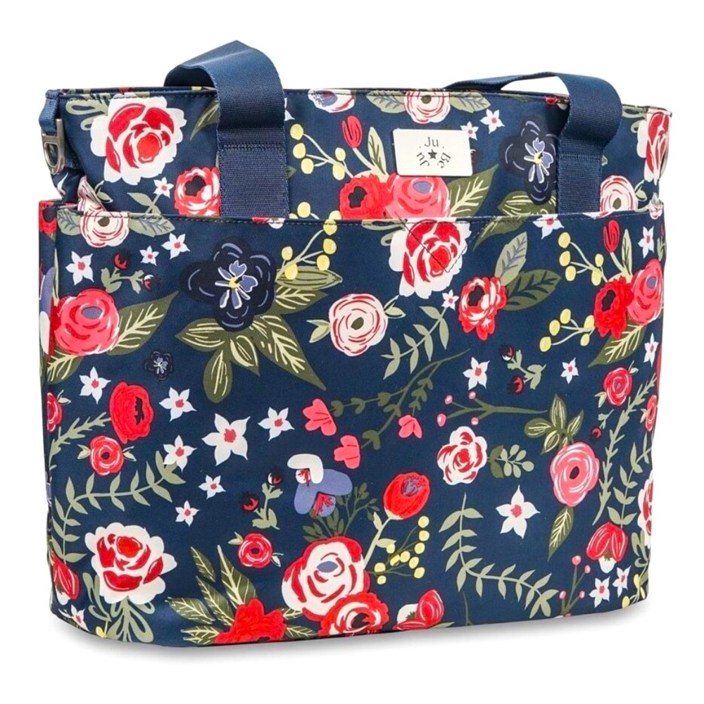 JuJuBe Encore Tote Diaper Bag- Midnight Posy